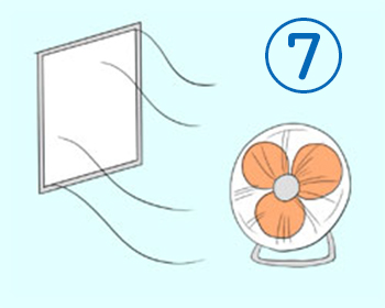 ７．乾燥